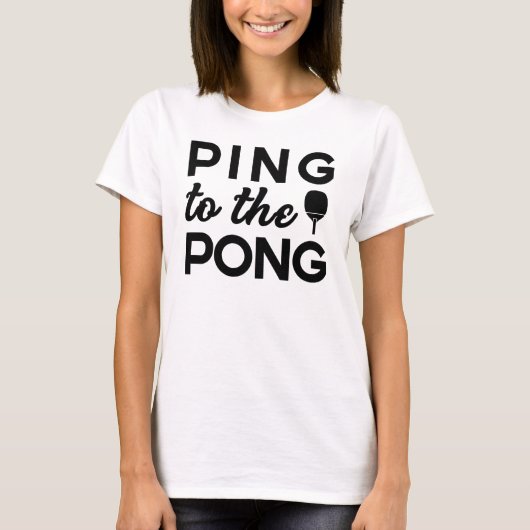 T-shirt Ping Pong - Ping To Pong (Devant)