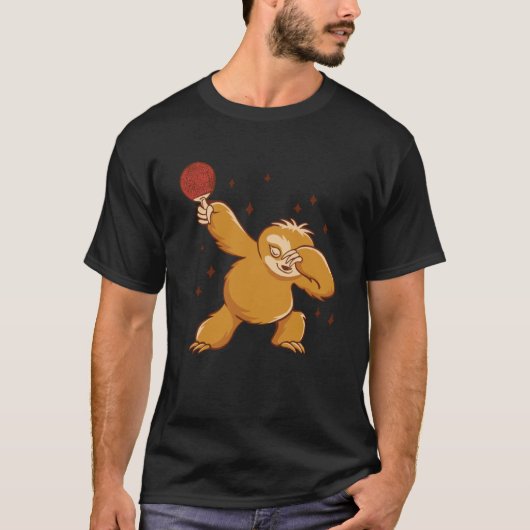 T-shirt Ping pong sloding Dabbing Table Tennis (Devant)