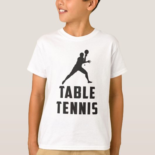 T-shirt Ping Pong Table Tennis Paddle Player Idée cadeau (Devant)