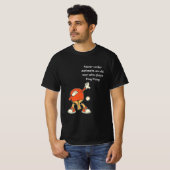 T-shirt Ping Pong Tennis De Table Ne Sous-Estime Jamais (Devant entier)