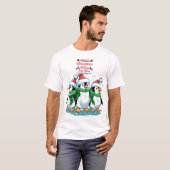 T-shirt Pingin Joyeux Noël (Devant entier)