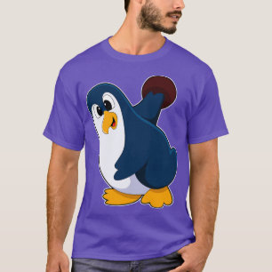 T-shirt Pingouin à Bowling avec Bowling ball 3