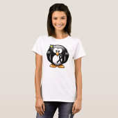 T-shirt Pingouin à ruban noir (Devant entier)