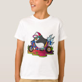 T-shirt Pingouin as Biker (Devant)