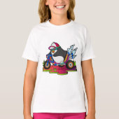 T-shirt Pingouin as Biker (Devant)