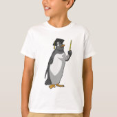 T-shirt Pingouin as Teacher with Pointer (Devant)