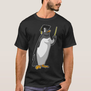 T-shirt Pingouin as Teacher with Pointer