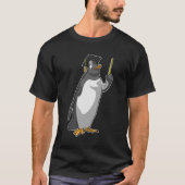 T-shirt Pingouin as Teacher with Pointer (Devant)
