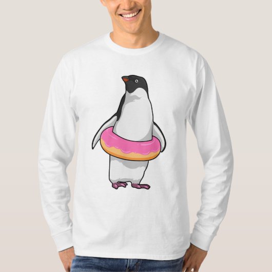 T-shirt Pingouin avec Donut (Devant)