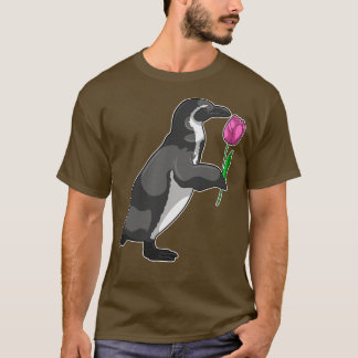 T-shirt Pingouin avec Tulipe