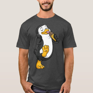 T-shirt Pingouin avec un cône de glace