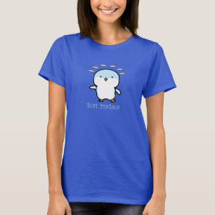 T-shirt Pingouin bleu