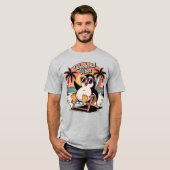 T-shirt Pingouin Chill - Vibes du week-end (Devant entier)