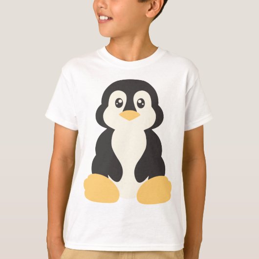 T-shirt Pingouin-clipart (Devant)