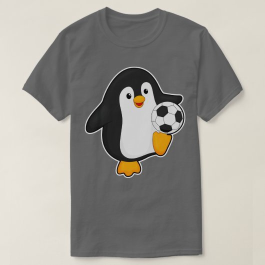 T-shirt Pingouin comme joueur avec balle (Design devant)