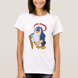 T-shirt Pingouin comme pirate avec Casquette