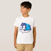 T-shirt Pingouin couchant chemise à manches courtes (Devant entier)