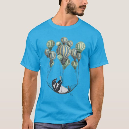 T-shirt Pingouin dans le ballon Hammock (Devant)