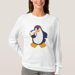 T-shirt Pingouin dans les sports de volleyball