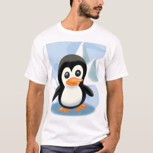 T-shirt Pingouin de dessin adorable