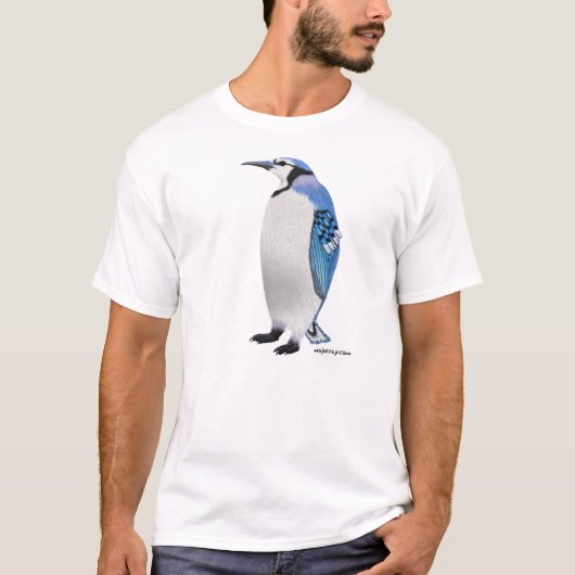 T-shirt Pingouin de geai bleu (Devant)