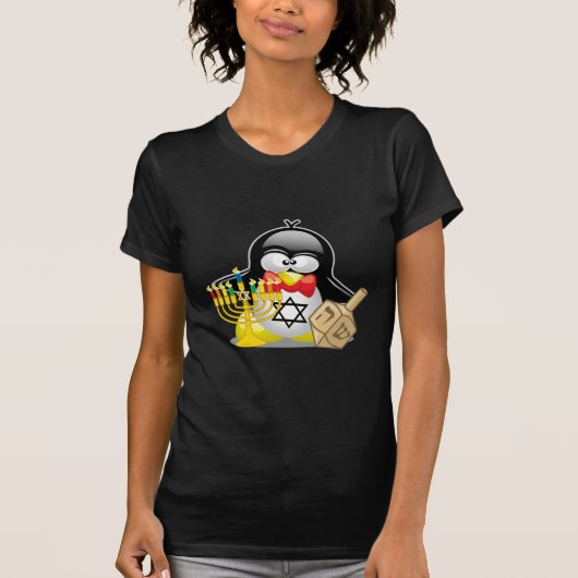 T-shirt Pingouin de Hanoukka (Devant)