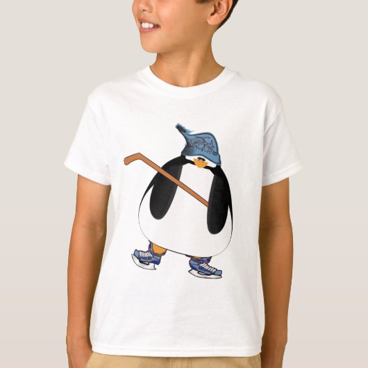 T-shirt Pingouin de hockey (Devant)
