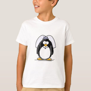 T-shirt Pingouin de jeune mariée
