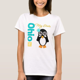 T-shirt Pingouin de l'Ohio Etats-Unis
