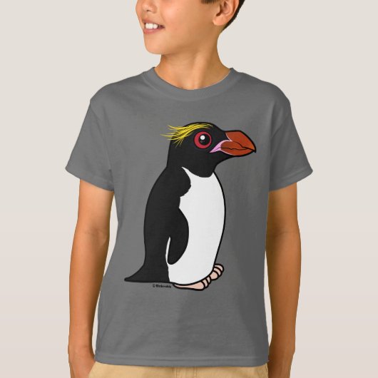 T-shirt Pingouin de macaronis de Birdorable (Devant)