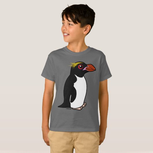 T-shirt Pingouin de macaronis de Birdorable (Devant entier)