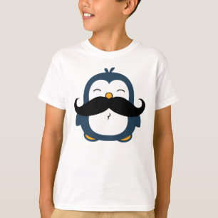 T-shirt Pingouin de moustache