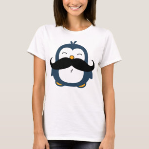 T-shirt Pingouin de moustache