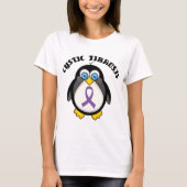 T-shirt Pingouin de mucoviscidose (Devant)