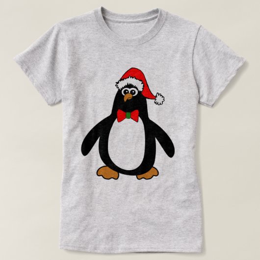 T-shirt Pingouin de Noël (Design devant)