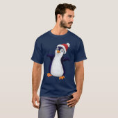 T-shirt Pingouin de Noël (Devant entier)