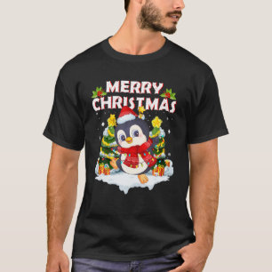 T-shirt Pingouin de Noël - Animaux de Noël doux