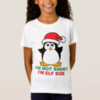 Pingouin de Noël mignon Je ne suis pas court Je su
