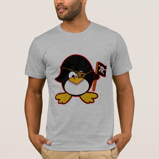 T-shirt Pingouin de pirate (Devant)