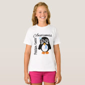 T-shirt Pingouin de sensibilisation au cancer de la prosta (Devant entier)