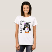 T-shirt Pingouin de sensibilisation au lupus (Devant entier)
