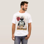 T-shirt pingouin de sushi (Devant entier)