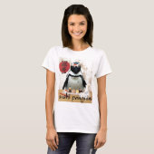 T-shirt pingouin de sushi (Devant entier)