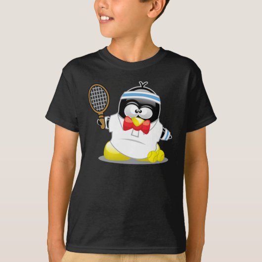 T-shirt Pingouin de tennis (Devant)