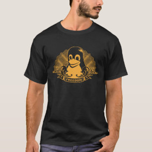T-shirt Pingouin de Tux - (Linux, Open Source, Copyleft,