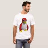 T-shirt Pingouin debout (avant et dos) (Devant entier)