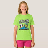 T-shirt Pingouin drôle et kiwi (Devant entier)