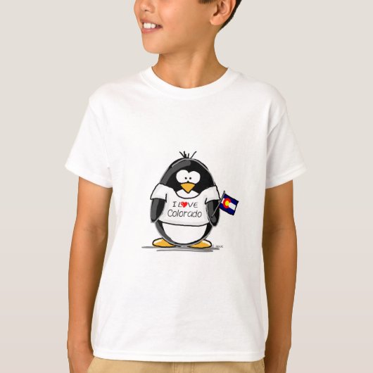 T-shirt Pingouin du Colorado (Devant)
