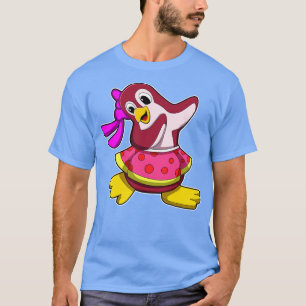 T-shirt Pingouin en danse avec jupe
