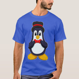 T-shirt Pingouin en forme de groom avec Casquette de ruban